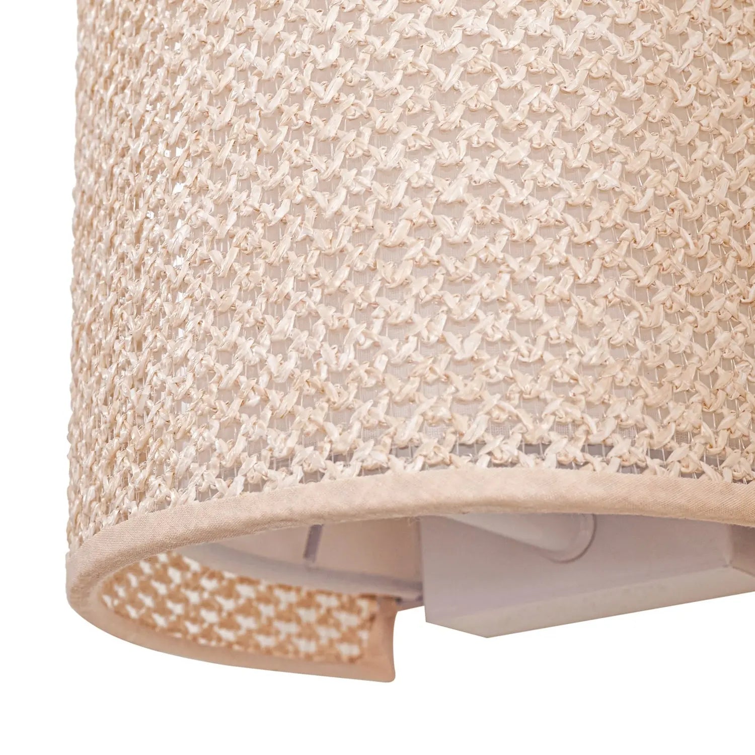 B-Ware Lindby Wandleuchte Wandlampe Soula Kunststoff Beige Dimmbar E27 Led Höhe 20 Cm - 4255830903922