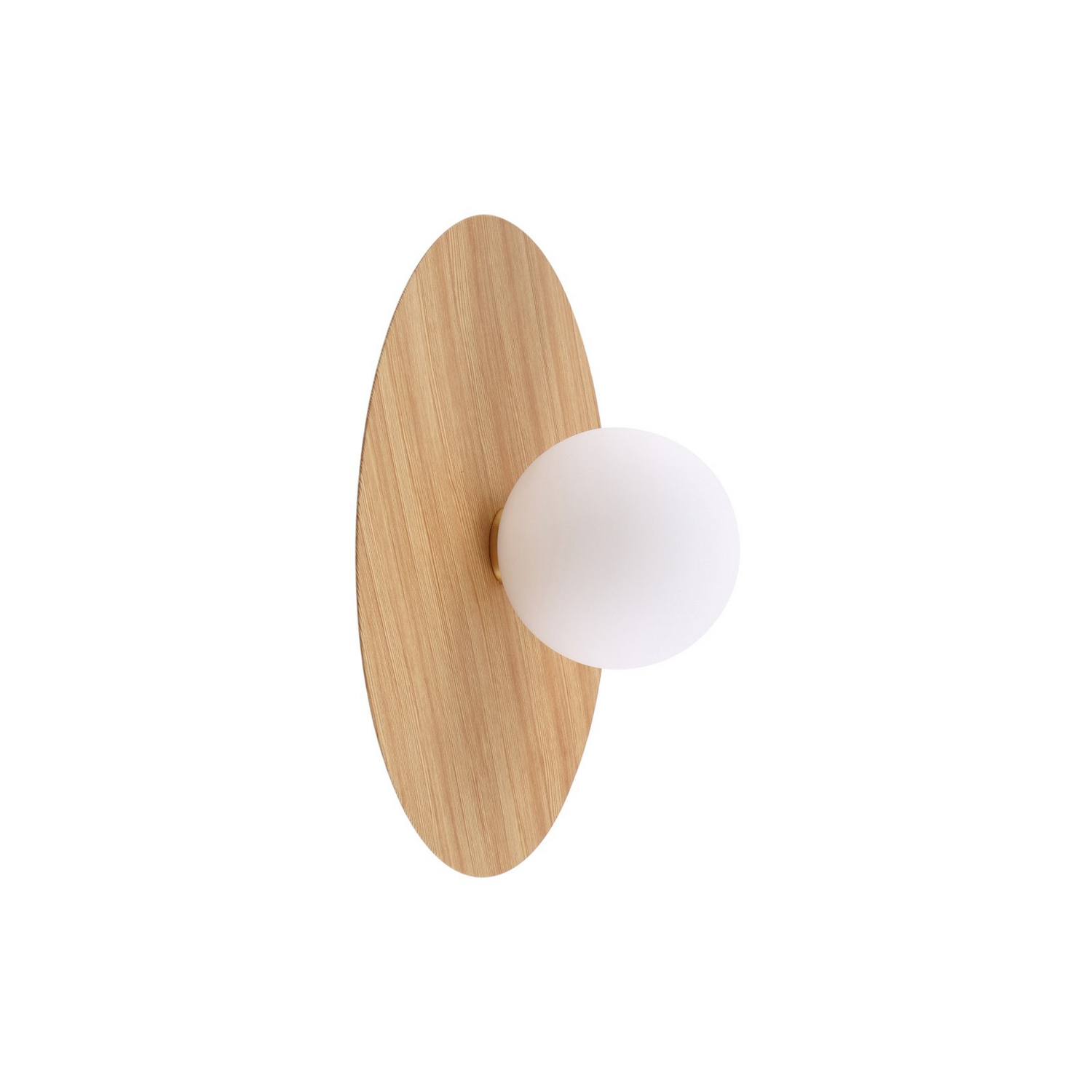 B-Ware Lindby Wandleuchte Zain Wandlampe Leuchte Lampe Holzfarben Weiß Glas ø 33 Cm772 - 4251911777208