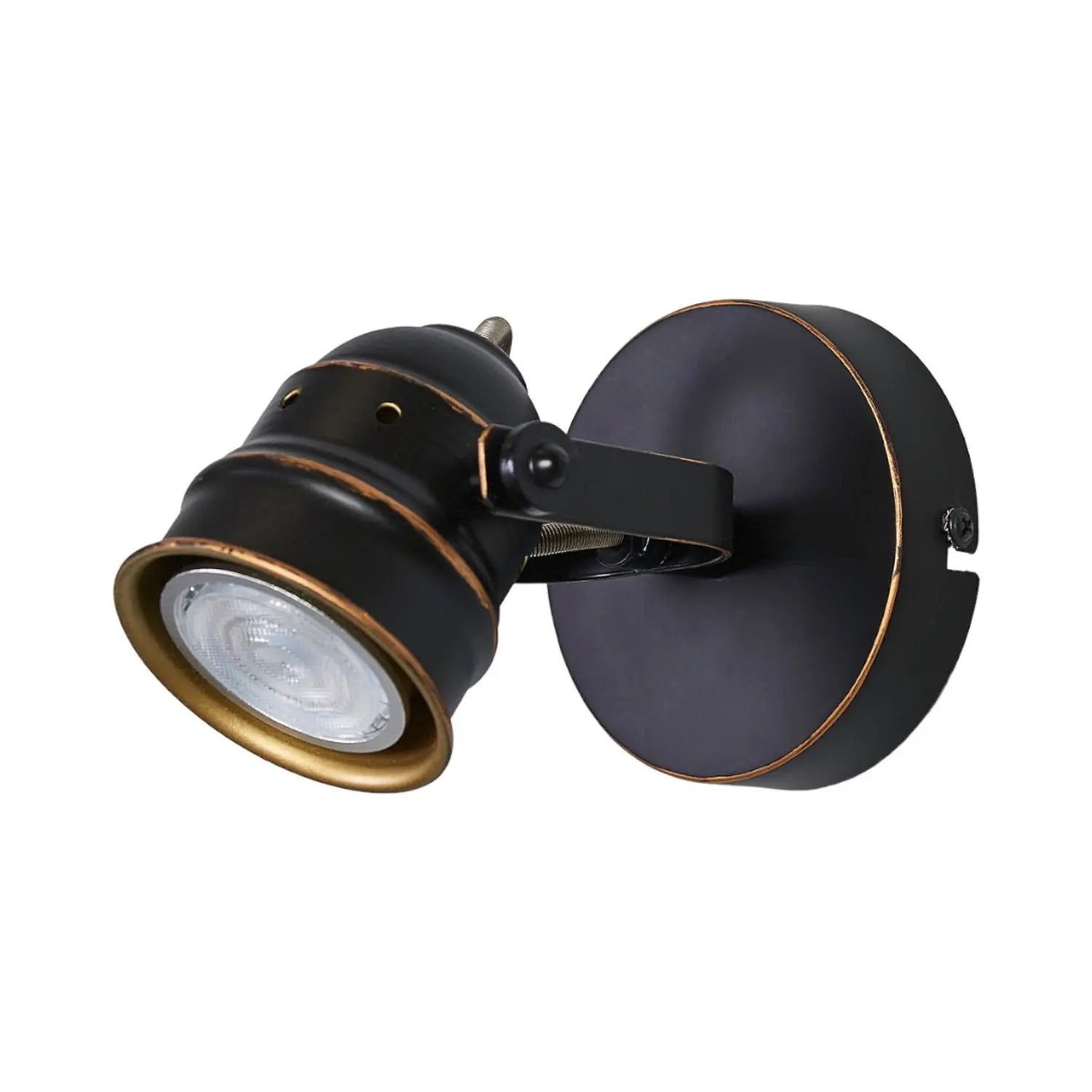 B-Ware Lindby Wandstrahler Spot Leonor Schwarz Metall Wandlampe 9,5 Cm Gu10 Led 2 Stück - 4251096536119