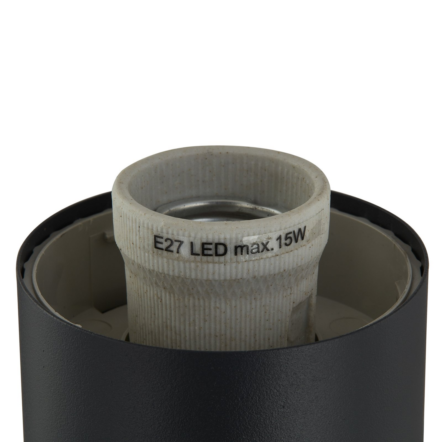 Lindby Wegelampe Außenleuchte Statius Anthrazit Weiß Sensor 100cm E27 Lampe Spot B-Ware - 4251911764659