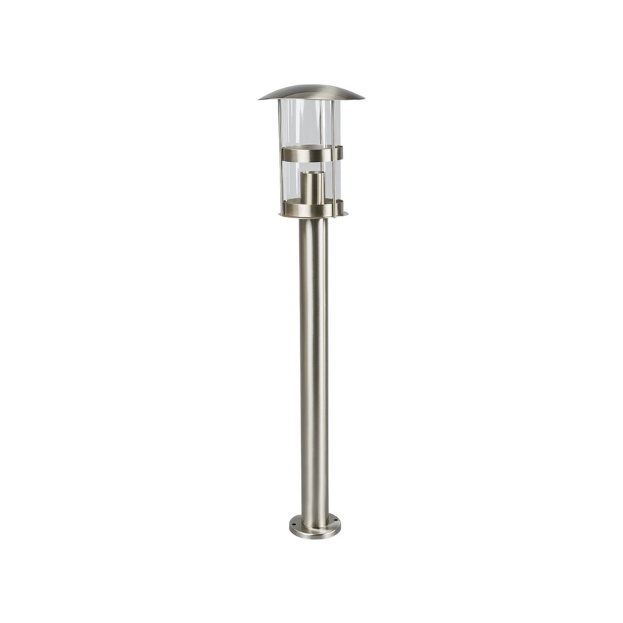 Lindby Wegelampe Außenleuchte Außenbeleuchtung Noemi Grau Edelstahl 80 Cm Ip44 B-Ware - 9977045