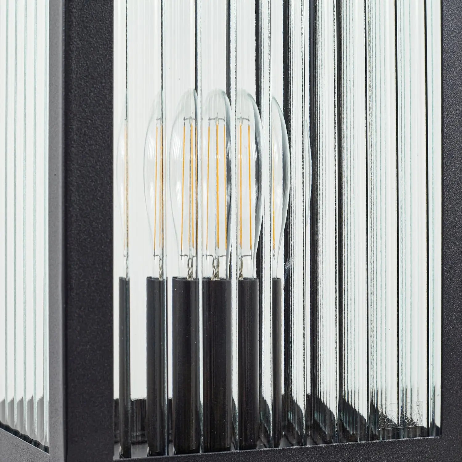 B-Ware Wegeleuchte Außenlampe Lindby Bolgar Schwarz Eisen Glas Garten Terrasse - 4251911798319