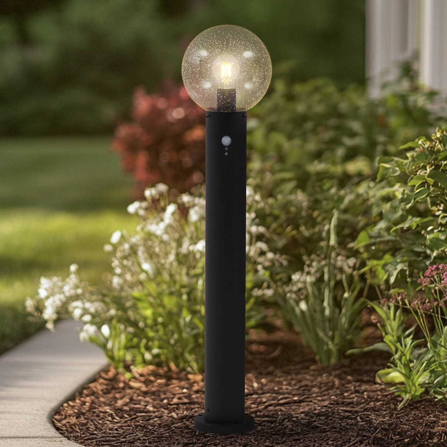 B-Ware Lindby Wegeleuchte Lampe Wegleuchte Sensor Glas Klar Dangan 90 Cm - 4251911798944