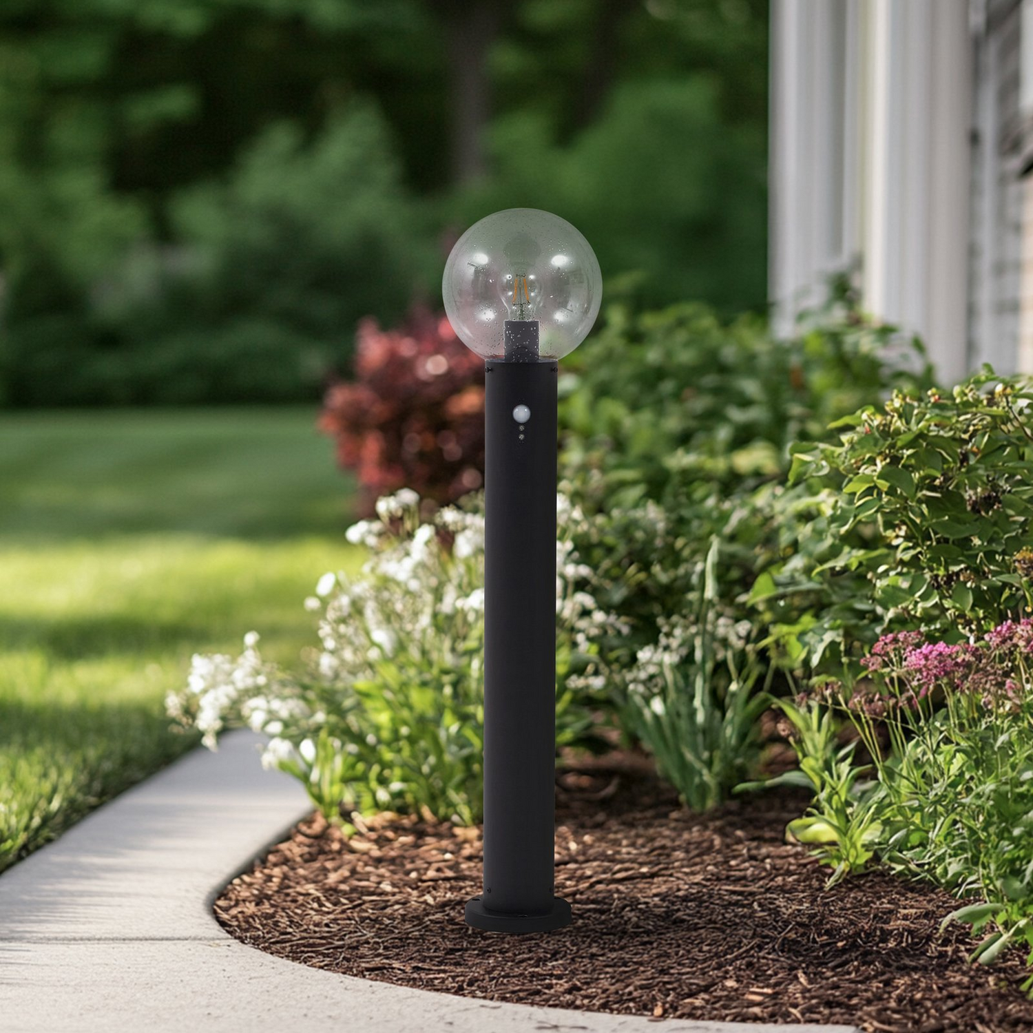 Lindby Wegeleuchte Lampe Wegleuchte Sensor Glas Klar Dangan 90 Cm B-Ware - 4251911798944