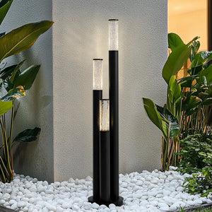 B-Ware Lindby Wegeleuchte Außenlampe Gavros Außenbeleuchtung Aluminiumdruckguss 3 Fl.