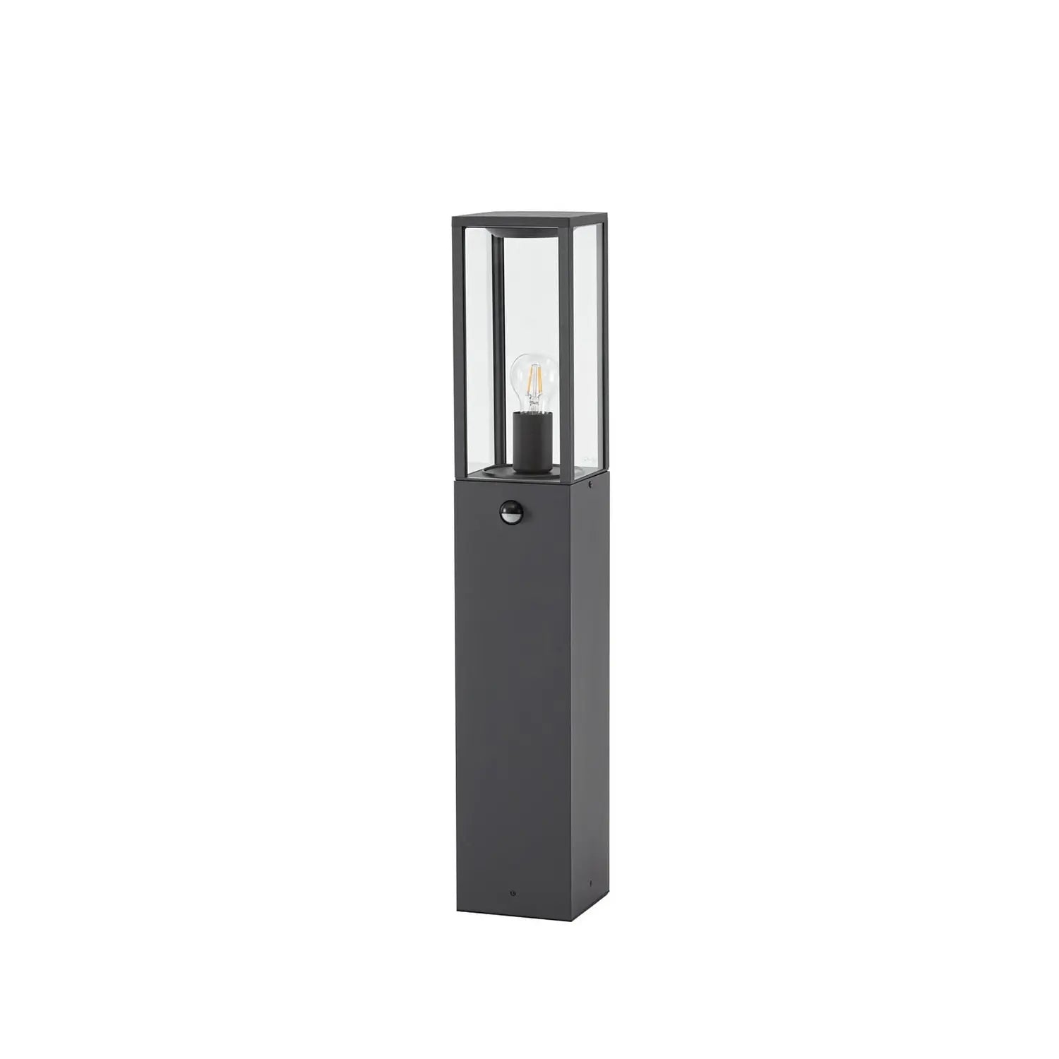 B-Ware Lindby Wegeleuchte Gartenleuchte Peldar Sensor Anthrazit Transparent Außenlampe - 4255830907234