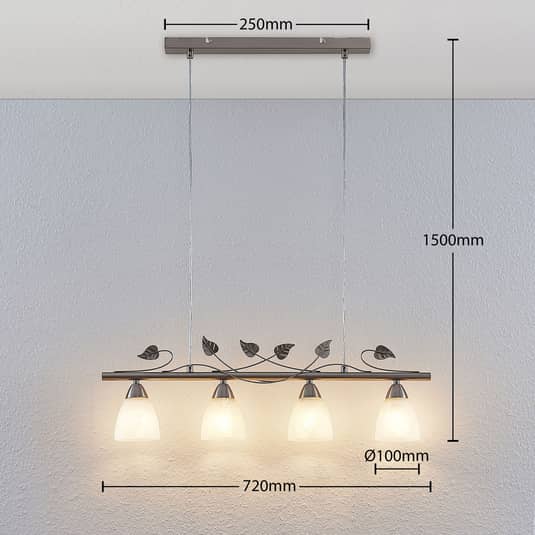 Lindby Yannie Balkenpendelleuchte Deckenlampe Hängeleuchte Deckenlampe E14 - 9624653