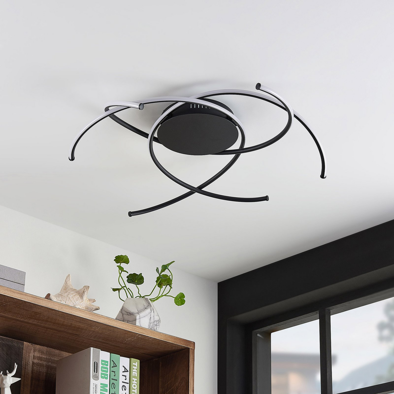 B-Ware Lindby Yareli Led Deckenlampe Deckenlampe Lampe Leuchte Licht Design Sandschw11 - 4251911711097