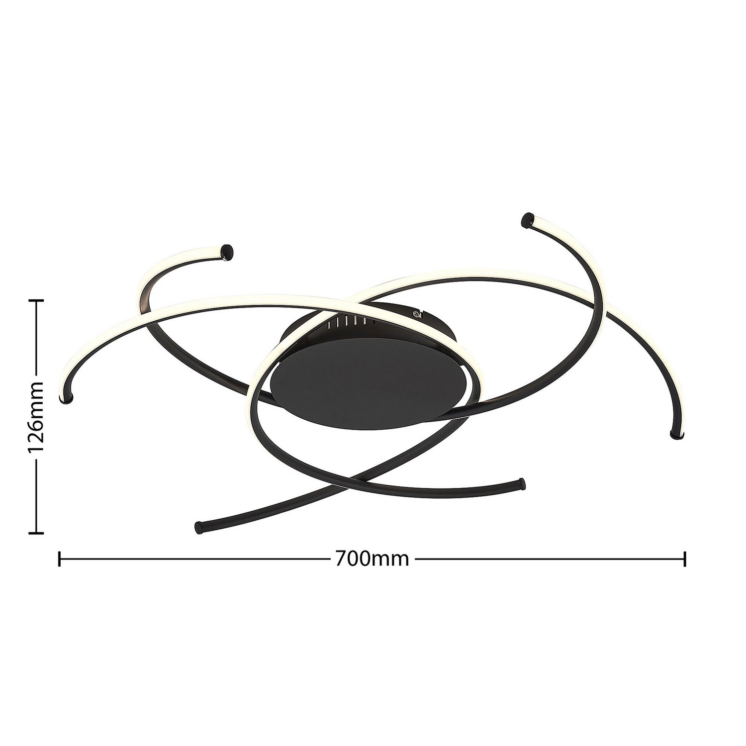 B-Ware Lindby Yareli Led Deckenlampe Deckenlampe Lampe Leuchte Licht Design Sandschw11 - 4251911711097
