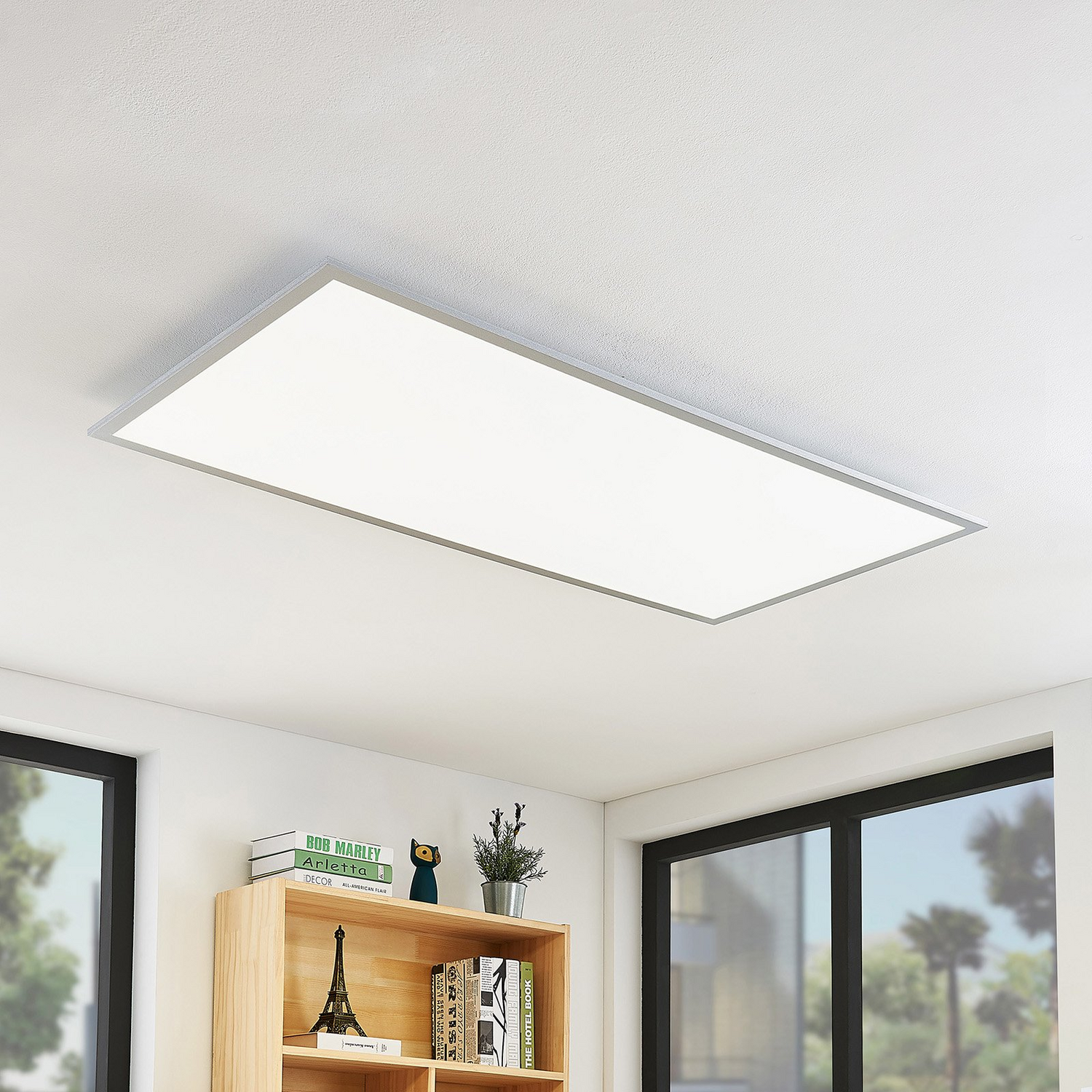 B-Ware Lindby Zento Led Panel Deckenlampe Deckenlicht Leuchte Lampe Licht 4000 K Weiß