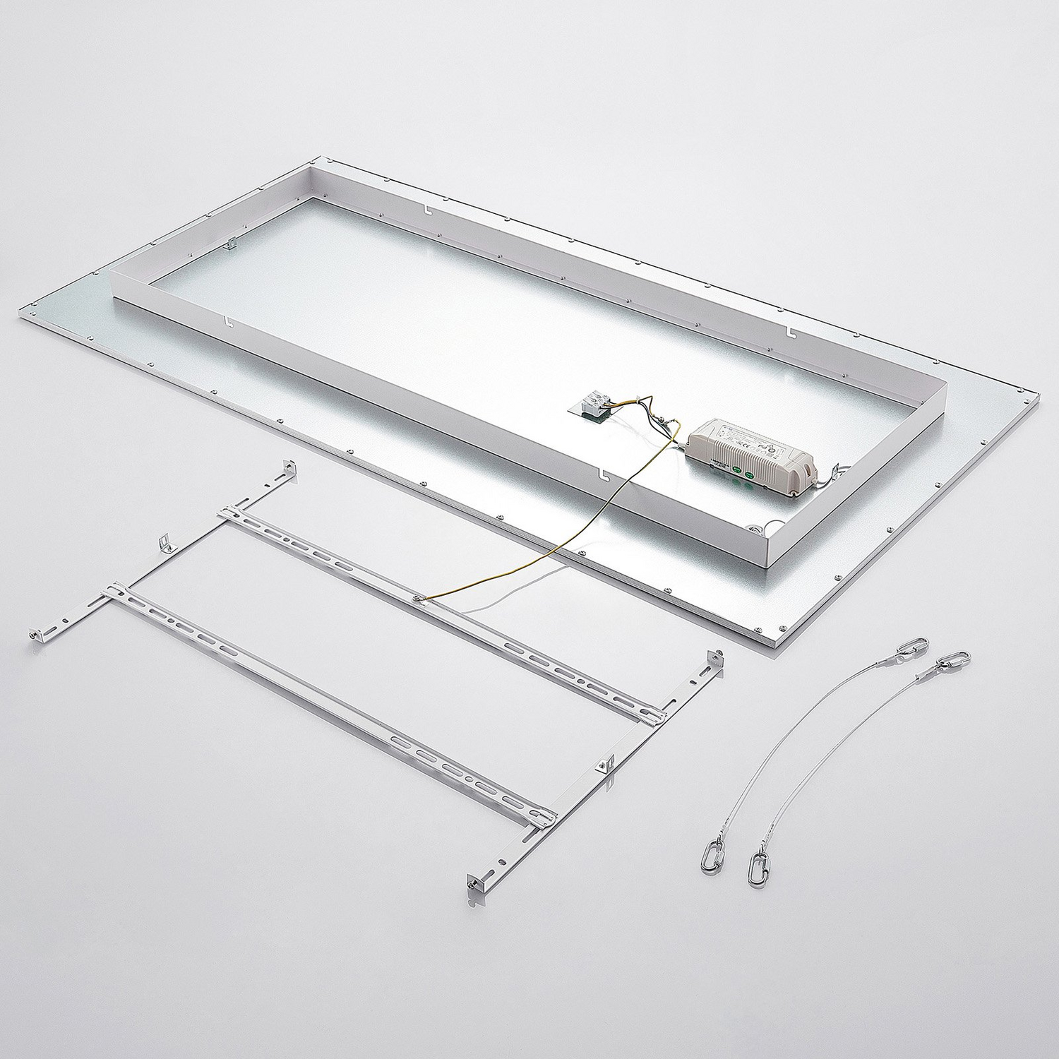 B-Ware Lindby Zento Led Panel Deckenlampe Deckenlicht Leuchte Lampe Licht 4000 K Weiß