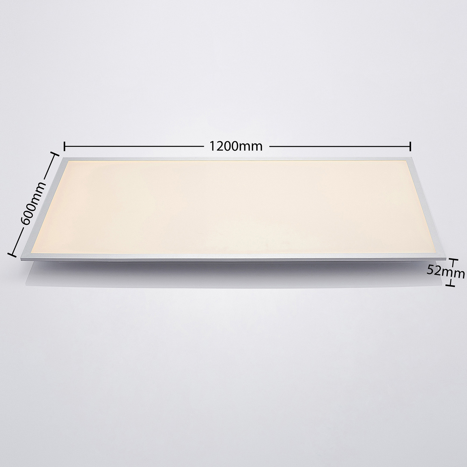 B-Ware Lindby Zento Led Panel Deckenlampe Deckenlicht Leuchte Lampe Licht 4000 K Weiß