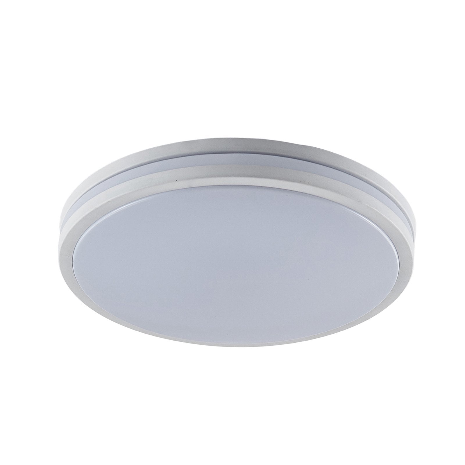 Deckenlampe Deckenleuchte LED Lampe Arnim weiß Kunststoff Fernbedienung IP44 Lin - 4251096557329
