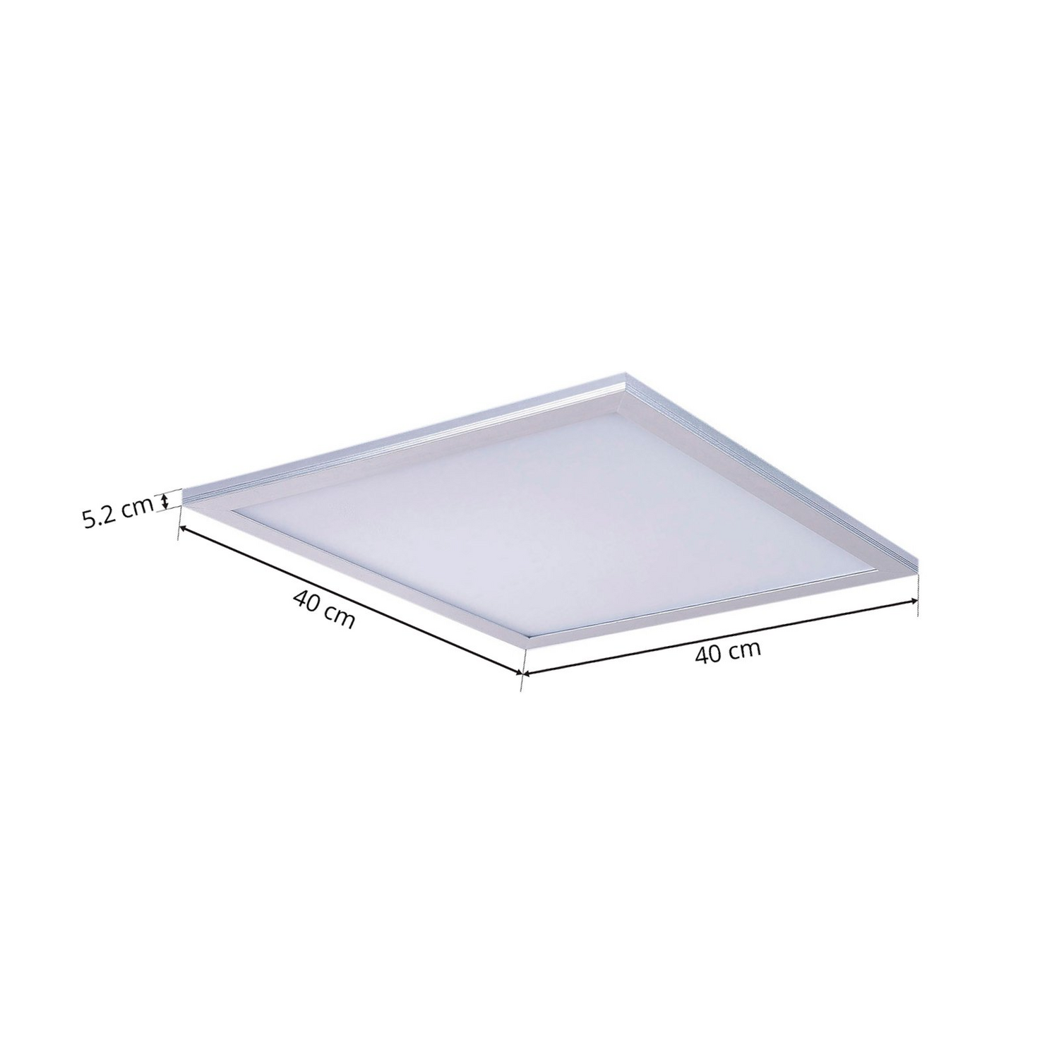 Panneau LED Lindby Livel de qualité B, plafonnier, panneau lumineux, lampe 40x4187