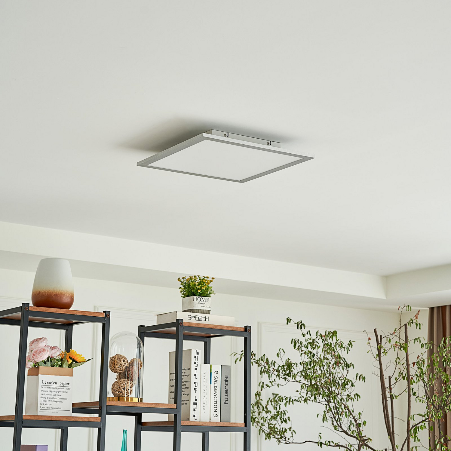 Panneau LED Lindby Livel de qualité B, plafonnier, panneau lumineux, lampe 40x4187