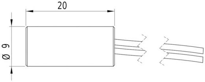 Lasermodul Lfl650 5 12(9x20)90 Linie Rot 5 M W Laserfuchs Laser Klasse: 1 B-Ware
