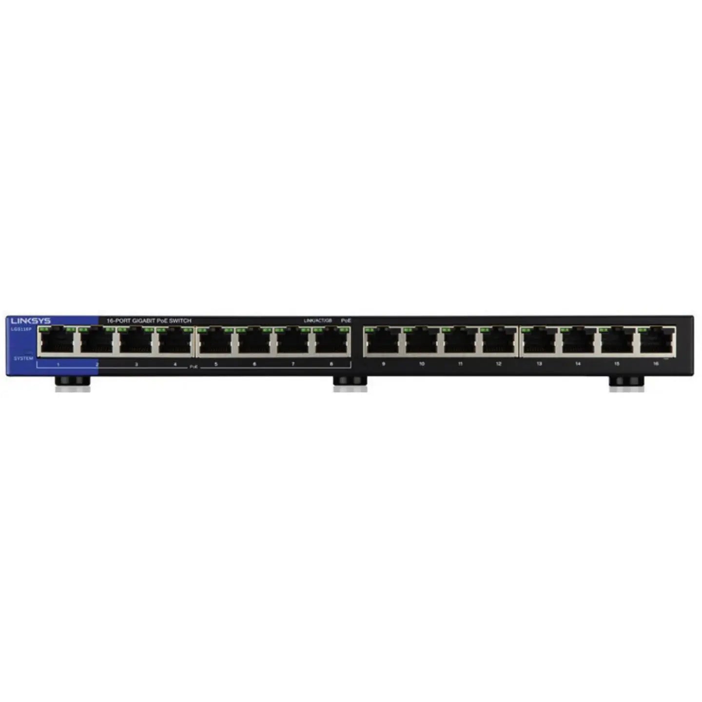 B-Ware Linksys Netzwerk Switch Rj45 Lgs116 P 16 Port 1 Gbit/S Po E Funktion - 4260184663576