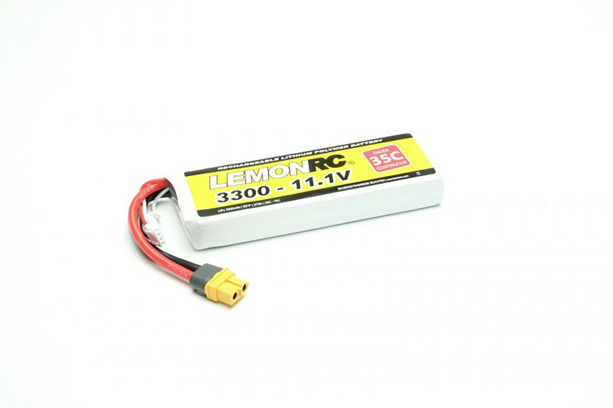 LemonRC Modellbau-Akkupack LiPo 11.1 V 3300mAh Zellen-Zahl: 3 35 C Softcase XT60 - 4056534060023
