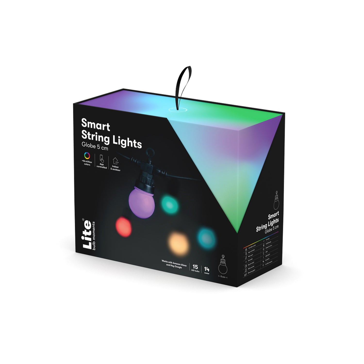 B-Ware Lite Bulb Moments Lichterkette Lichter Globe 15x ø5cm 14m Outdoor Garten Balkon - 5714948300270