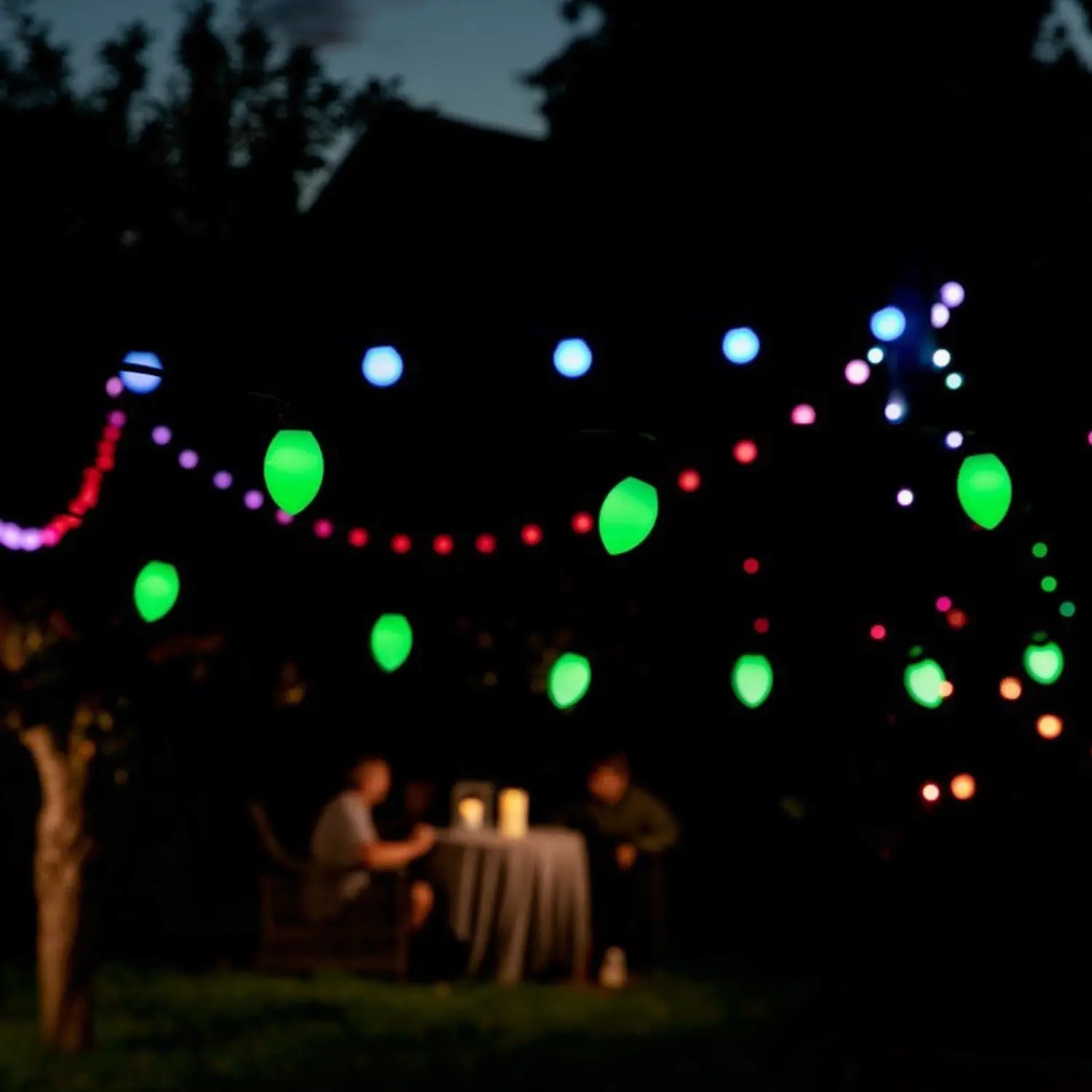 B-Ware :Lite Bulb Moments Lichterkette Lichtergirlande Schwarz Kunststoff 50x Oval 10m - 5714948300317
