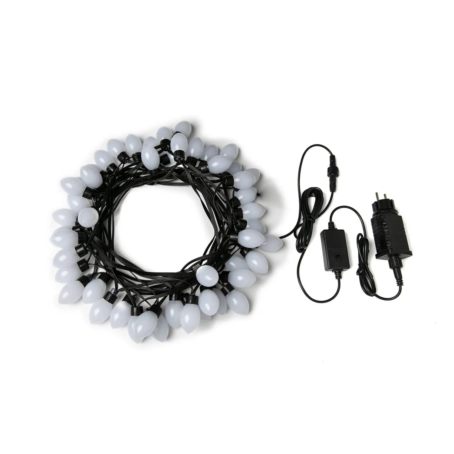 B-Ware :Lite Bulb Moments Lichterkette Lichtergirlande Schwarz Kunststoff 50x Oval 10m - 5714948300317
