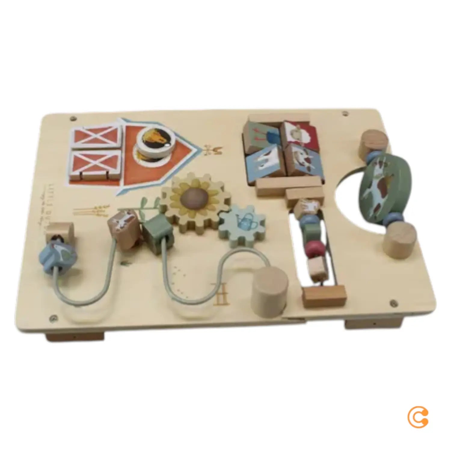 C-Ware Little Dutch Lauflernwagen Schiebewagen Little Farm Holz Kinder Siehe Text/Foto - 2000585925505