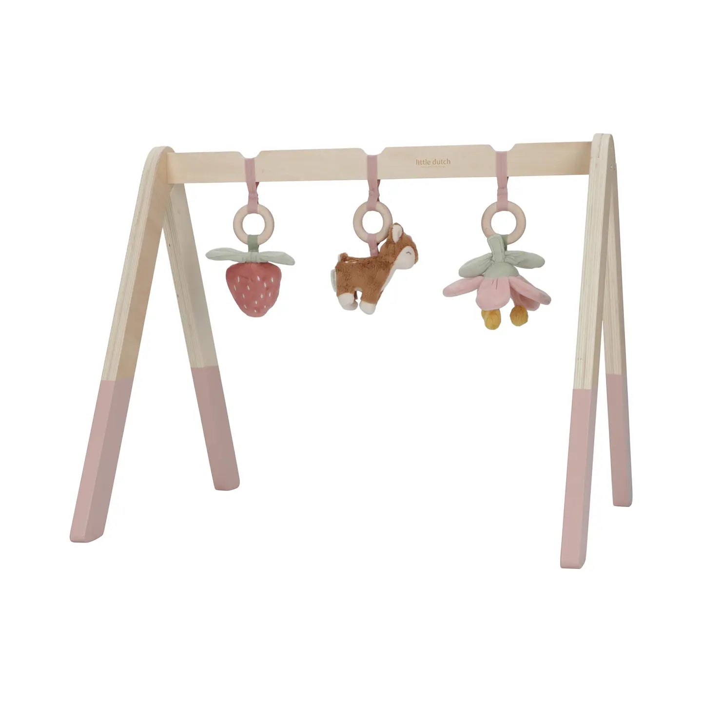 B-Ware Little Dutch Spieltrapez Baby Gym Fairy Garden Reh Blume Erdbeere Fsc Holz - 8713291890107