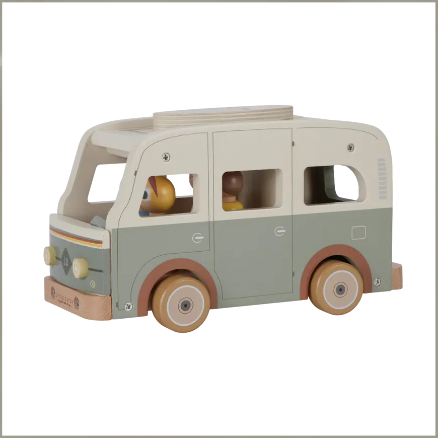 B-Ware Little Dutch Vintage Camper Holzspielzeug Camper Bus Holzfahrzeug Spielzeug - 8713291771253