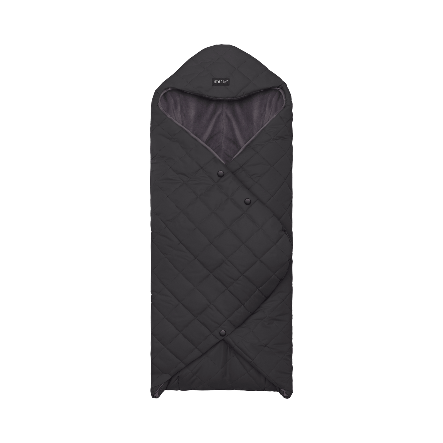 Little One Einschlagdecke Babydecke Einschlagtuch Neugeborene Grau B-Ware - 9120129917230