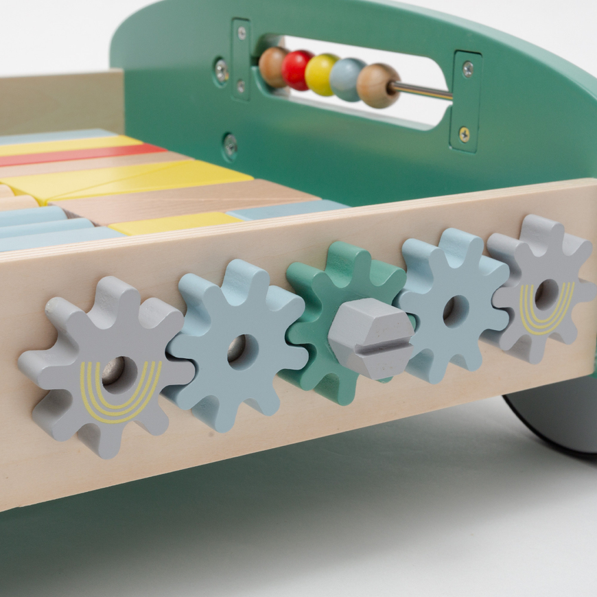 B-Ware Little One Lauflernwagen Bricks Baby Lauflernhilfe Gehhilfe Holzspielzeug - 4255627502079