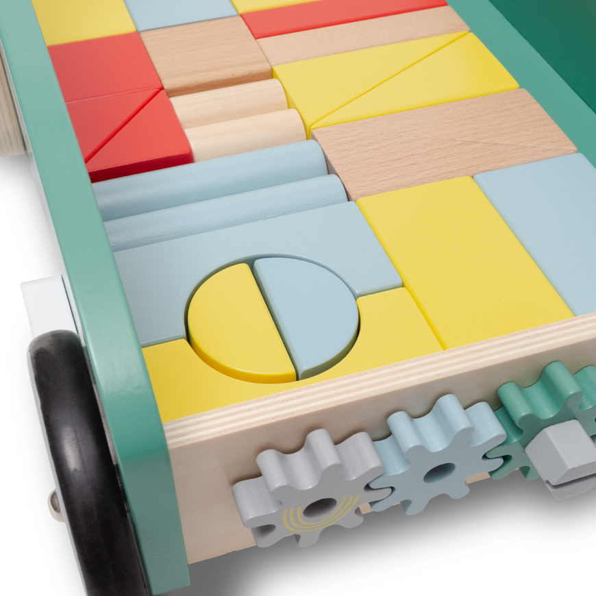 B-Ware Little One Lauflernwagen Bricks Baby Lauflernhilfe Gehhilfe Holzspielzeug - 4255627502079