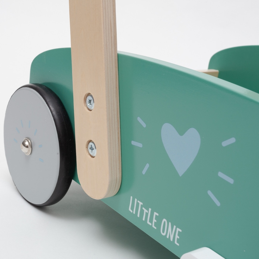 B-Ware Little One Lauflernwagen Bricks Baby Lauflernhilfe Gehhilfe Holzspielzeug - 4255627502079