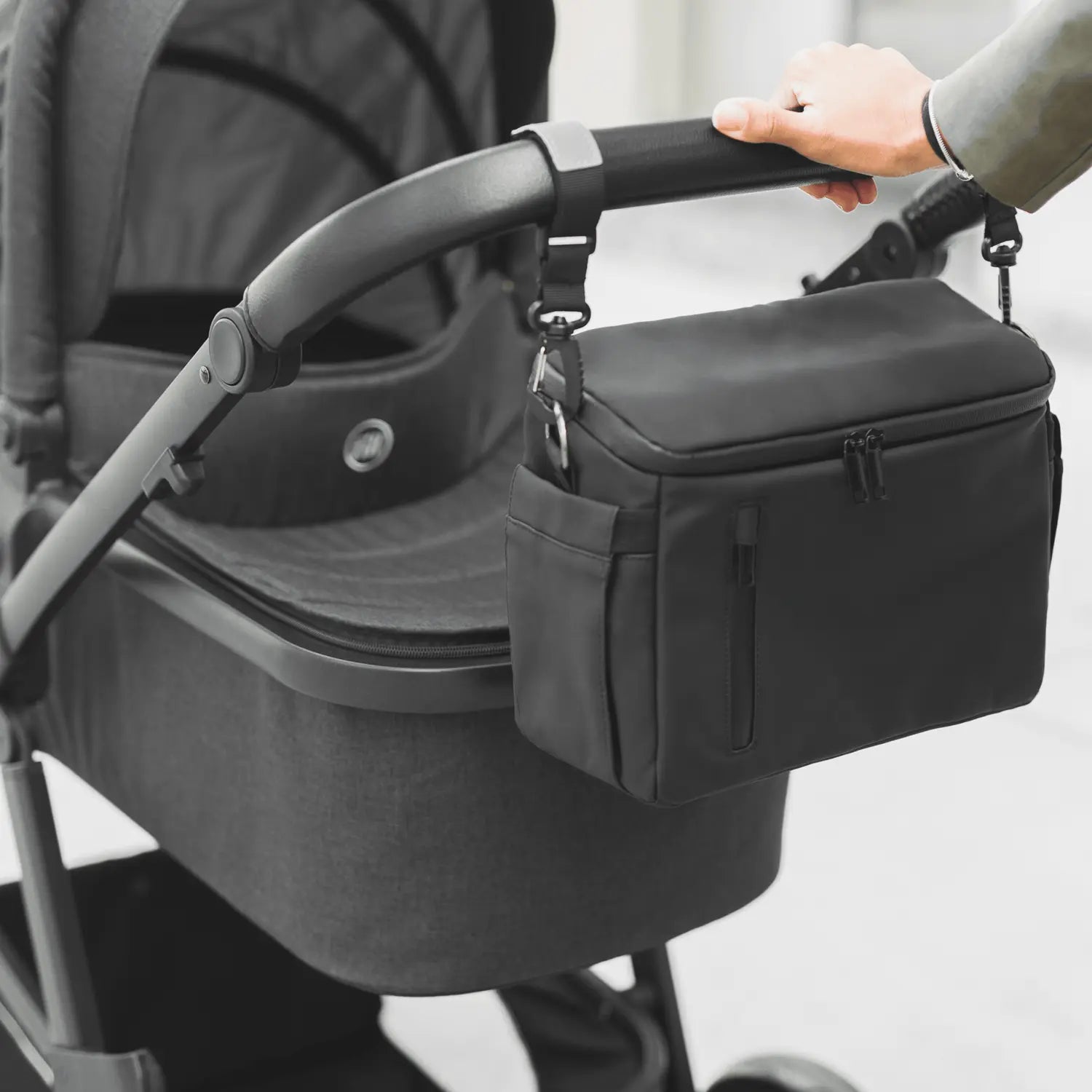 B-Ware Little One Organizer Tasche Buggy Kinderwagen Adventure Mini Schwarz - 9120129915205