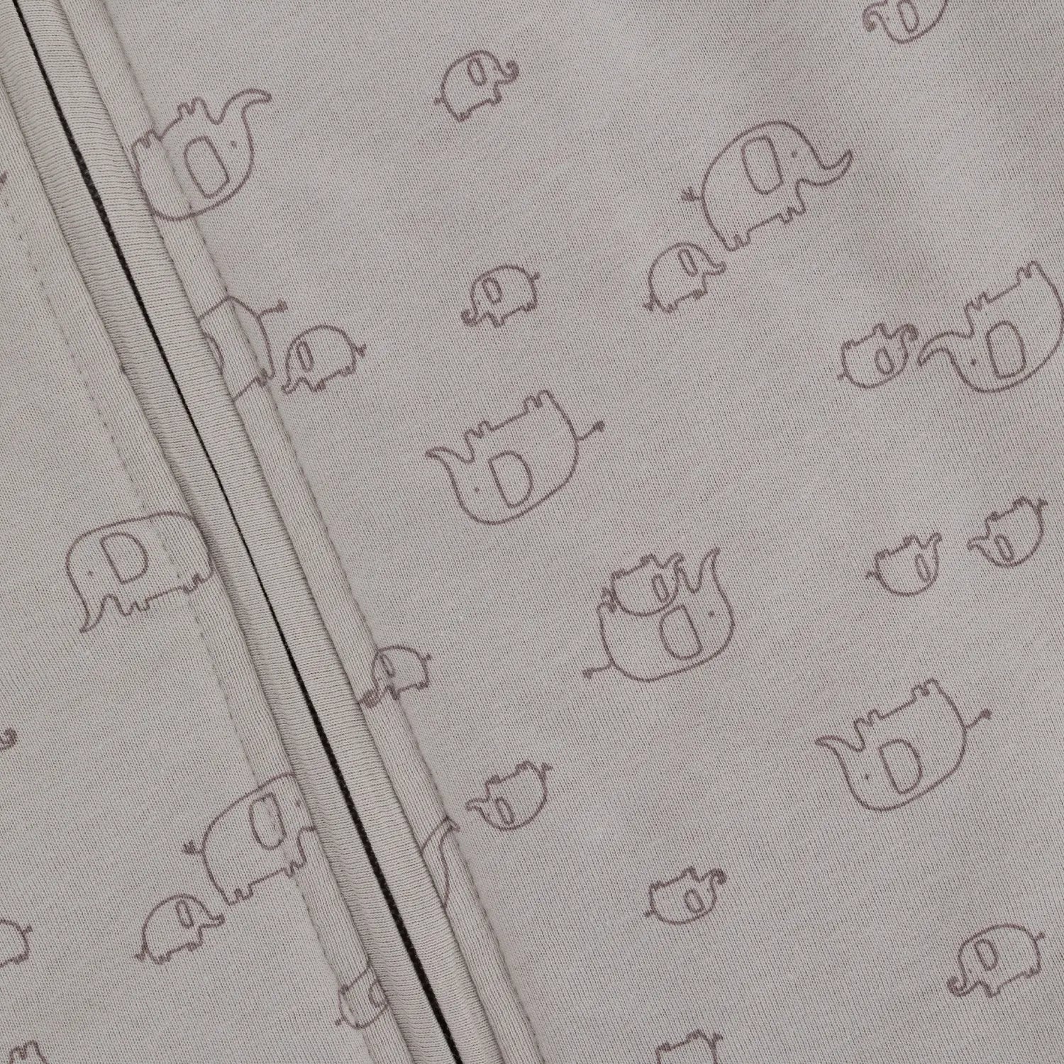 B-Ware Little One Schlafsack Strampelsack Elephant Grey Bio Baumwolle ärmellos 80 Cm - 4048649314856