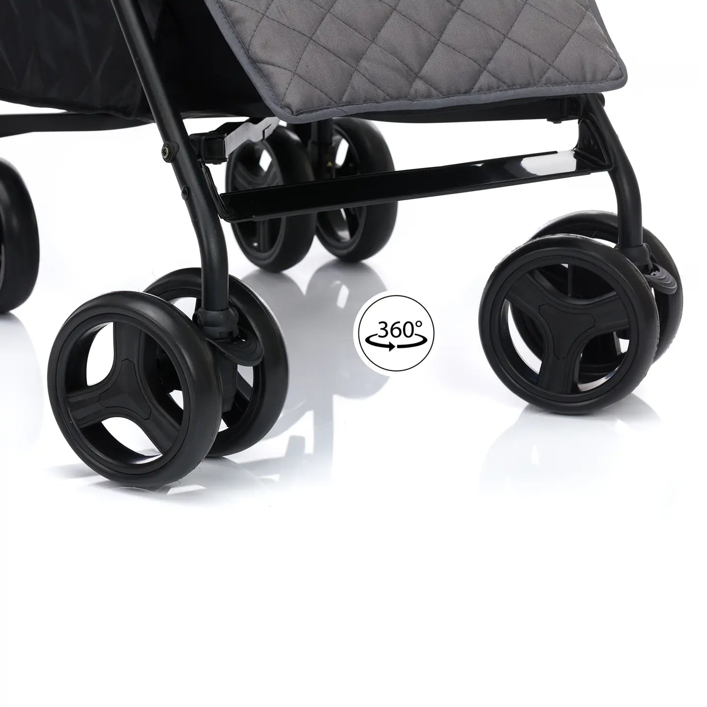 B-Ware Little One Buggy Kinderwagen Sportwagen Tommi Grau Liegefunktion Stauraum Gurt - 9120129915137