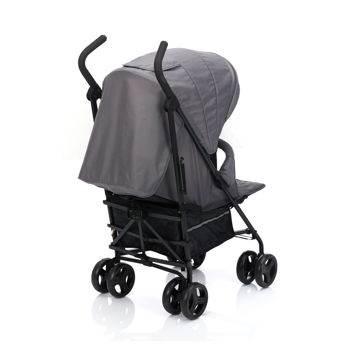 LITTLE ONE Buggy Kinderwagen Sportwagen Tommi Grau Liegefunktion Stauraum Gurt - 9120129915137