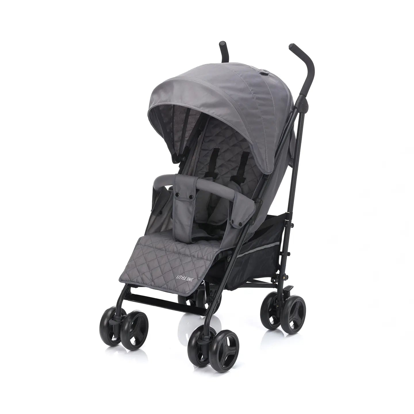 B-Ware Little One Buggy Kinderwagen Sportwagen Tommi Grau Liegefunktion Stauraum Gurt - 9120129915137