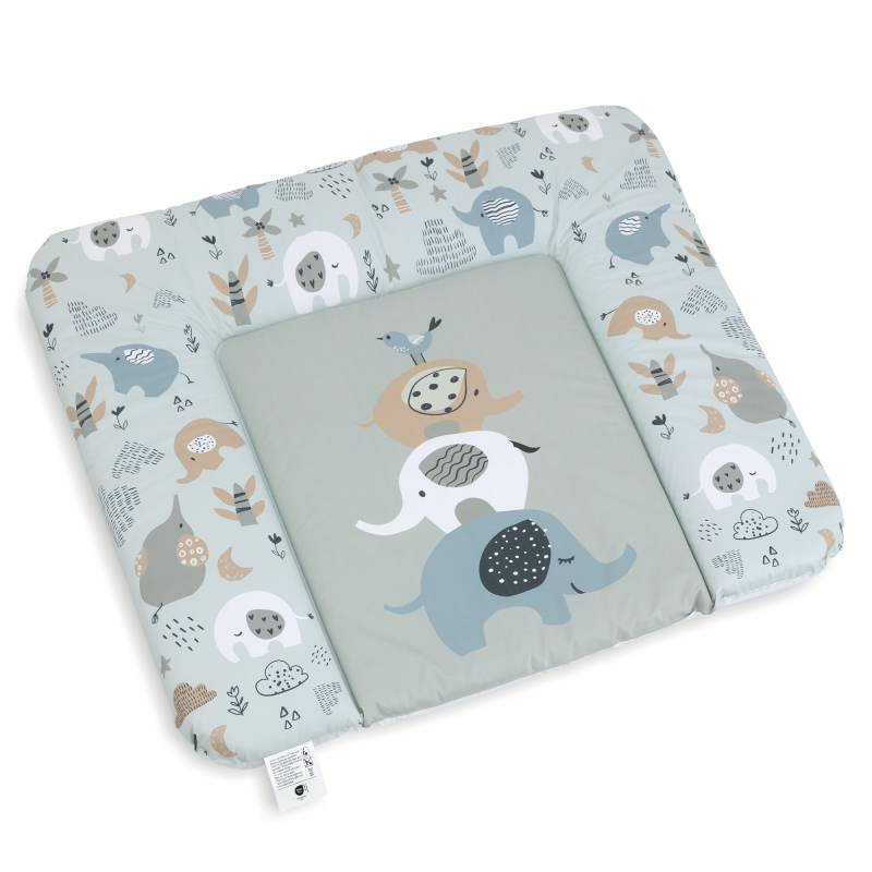 B-Ware Little Wickelauflage Elefant 72x85 Cm Wickelunterlage Poylestervlies Gepolstert - 4251404650230