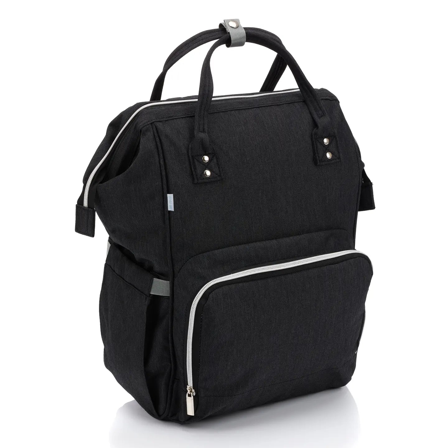 B-Ware Little One Wickelrucksack Tasche Babytasche Schwarz Melange Faltbare Unterl33 - 9120129910095