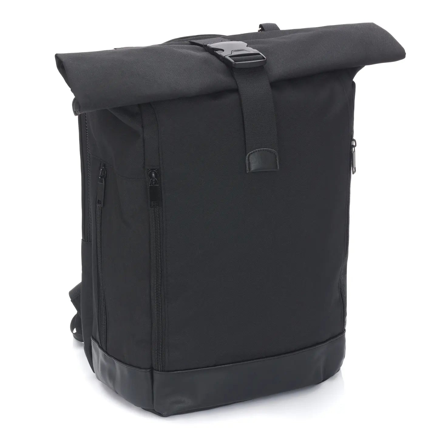 B-Ware Little One Wickelrucksack Rolltop Babytasche Rucksack Schwarz Laptopfach - 9120129911443