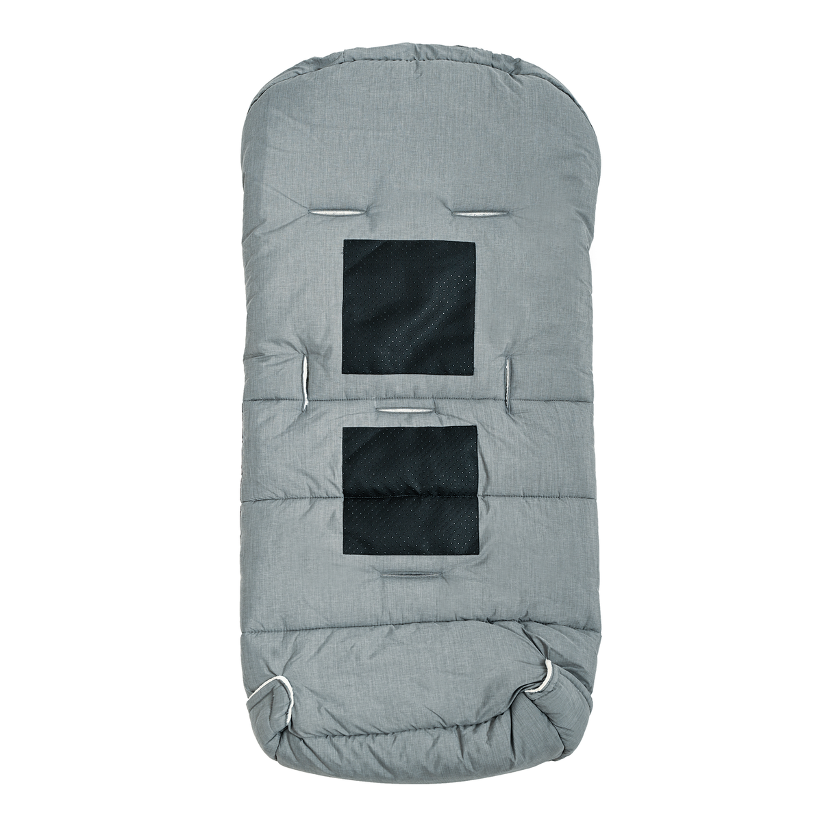 LITTLE ONE Winterfußsack Juna Kinderwagen Fußsack Thermo Hellgrau Weiß Universal - 4260315695339