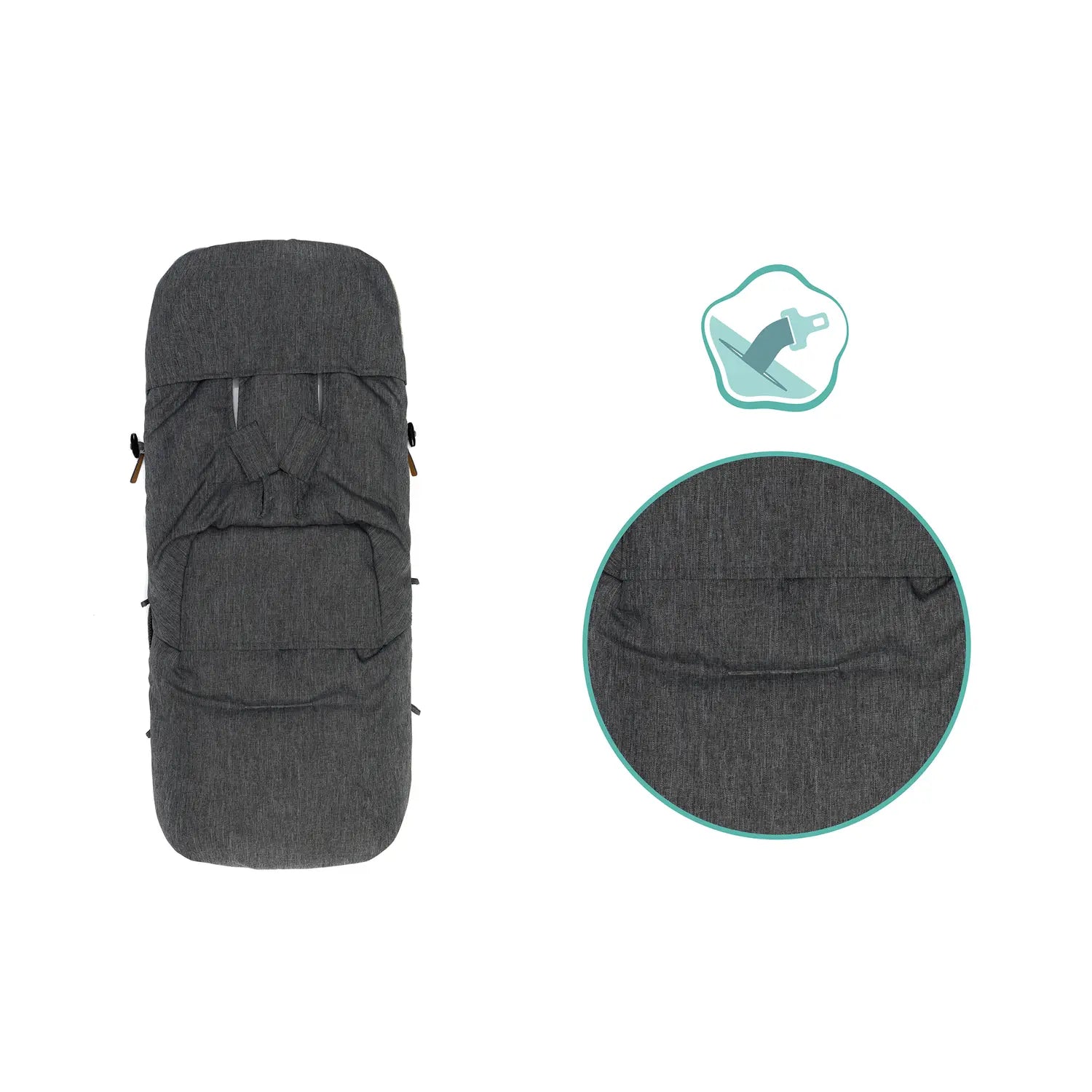 B-Ware Little One Fußsack Kinderwagen Buggy Winterfußsack Styler Coralfleece Komfort - 9120123449034