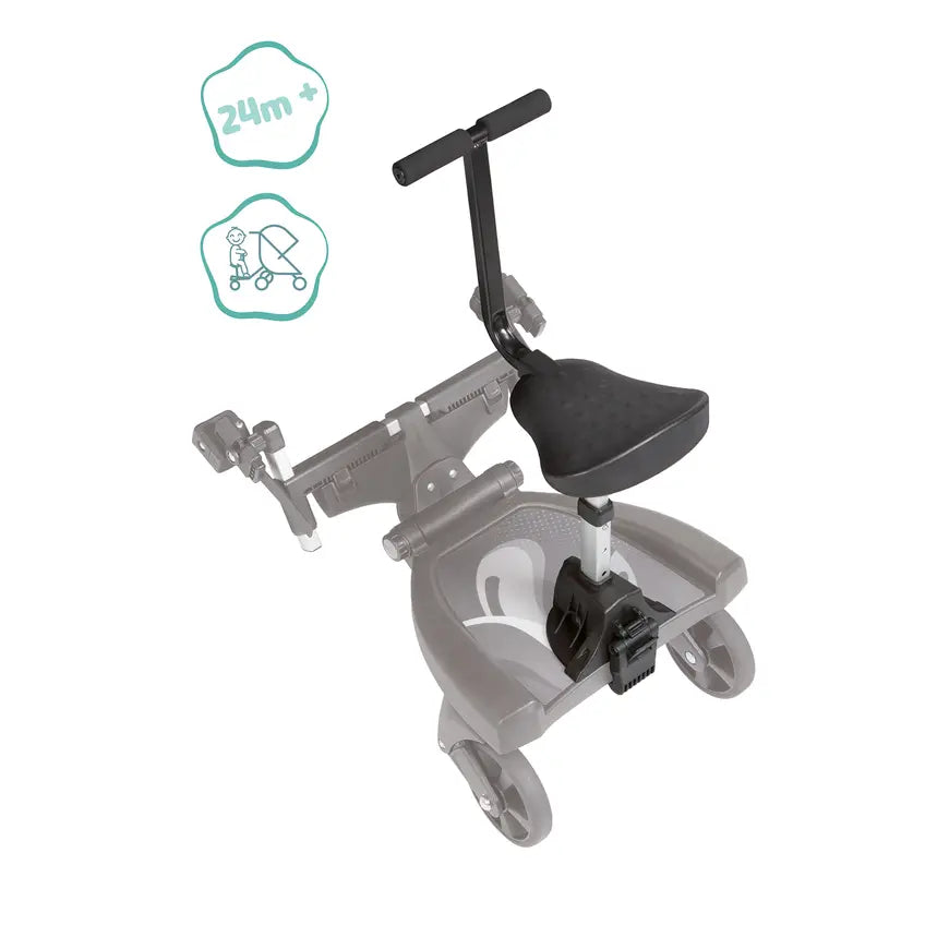 B-Ware Little One Zusatzsitz Aufsatz Buggy Board Kinder Sitz Schwarz - 9120129910125