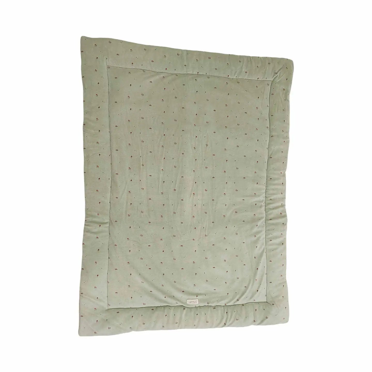 B-Ware Little Krabbeldecke Spieldecke Babydecke Softcord Decke Grün Sage Green - 4255575435962