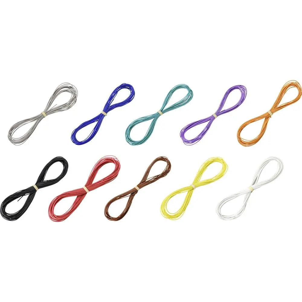 B-Ware Tru Components Signalleitung Litze 0.2mm² Vollkern Pvc Bunt 10er Pack 6 Sets - 4064161177120