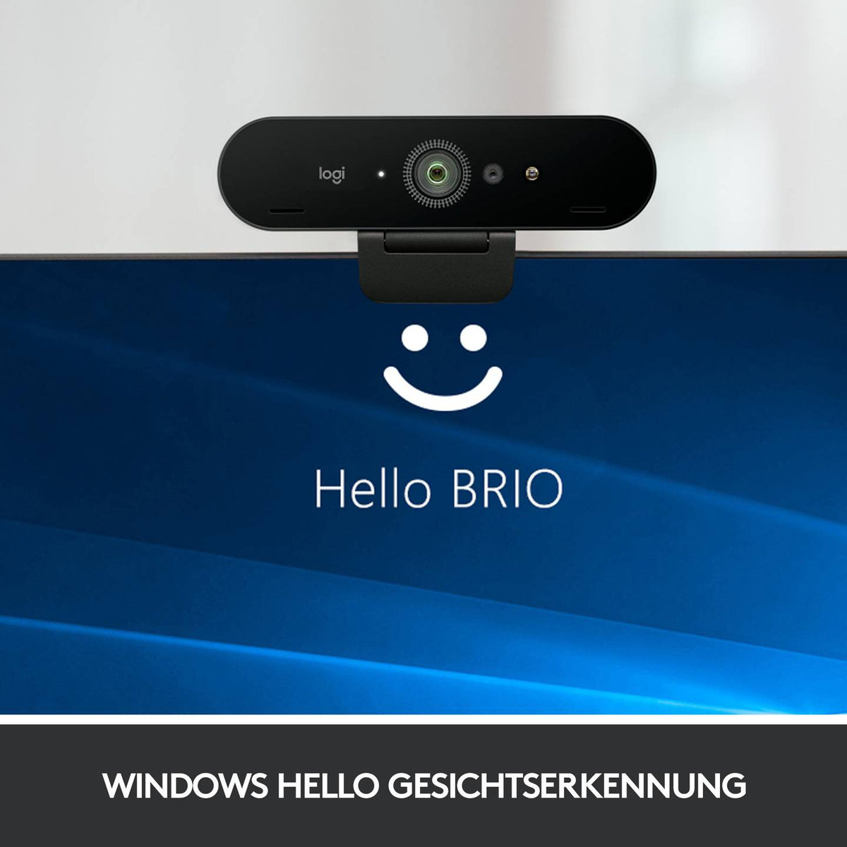 LOGITECH 4K Webcam Kamera BRIO Stream Edition Schwarz Windows Hello Streaming - 5099206075078