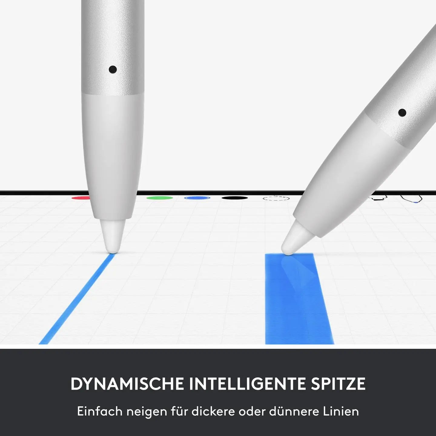 B-Ware Logitech Digitaler Stift Eingabestift Crayon Silber Wiederaufladbar - 5099206106192