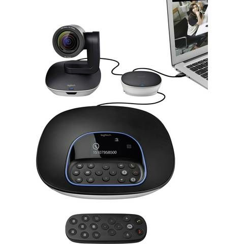 B-Ware Logitech Group Full Hd Webcam Videokonferenzsystem Mit Standfuß U Fernbedienung  - 5099206062528