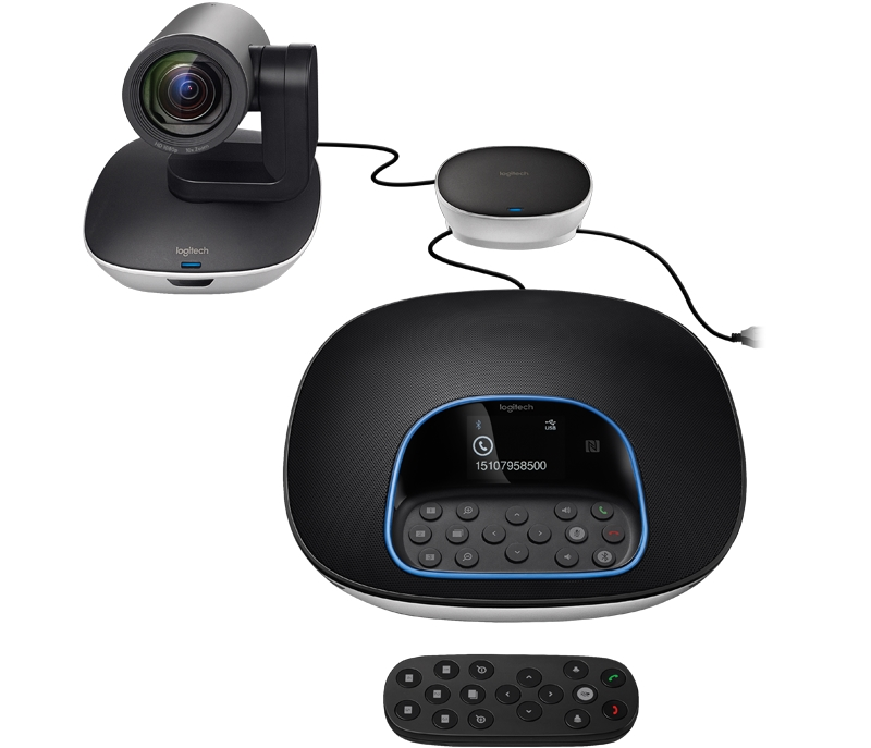 B-Ware Logitech Group Full Hd Webcam Videokonferenzsystem Mit Standfuß U Fernbedienung  - 5099206062528