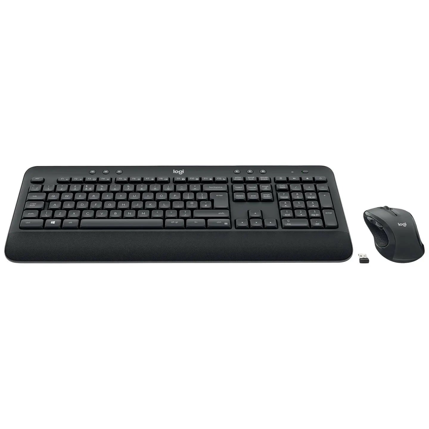 B-Ware Logitech Tastatur Maus Set Keyboard Mouse Funk Qwertz Deutsch Handballenauflage